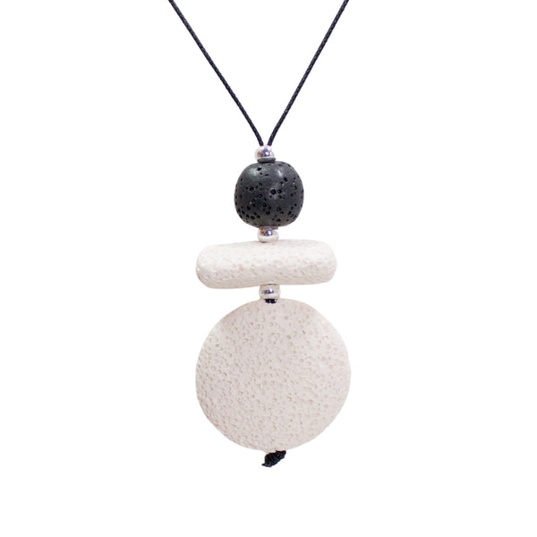 Flo White Small Necklace