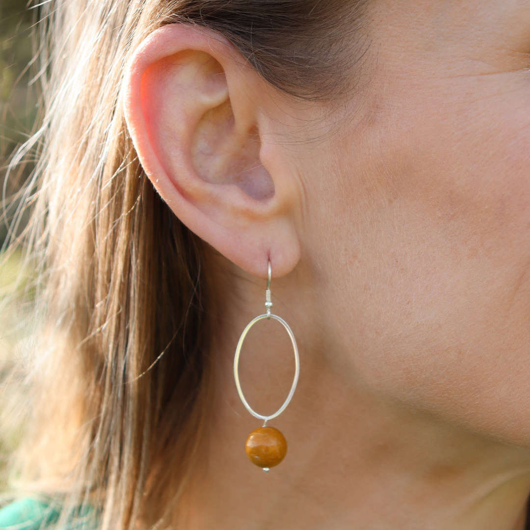 Mookaite earrings shop