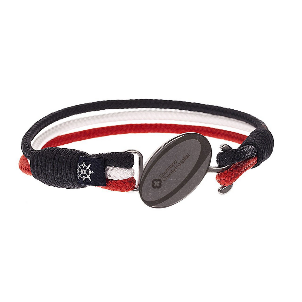 Southland Charity Hospital Rugby Ball Rope Bracelet
