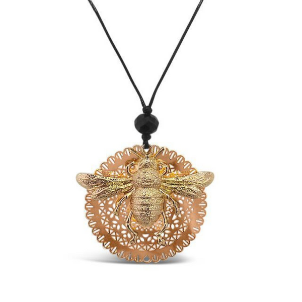 yellow gold, yellow gold jewellery, yellow gold necklace, yellow gold earrings, earrings, bee necklace, bee earrings, bee, bees, bee jewellery, save the bees, stainless steel, pearl, necklace, jewellery, nz jewellery, designer jewellery, designed in nz, well made, high quality jewellery, local jewellery, shop local, fashion jewellery, fashion