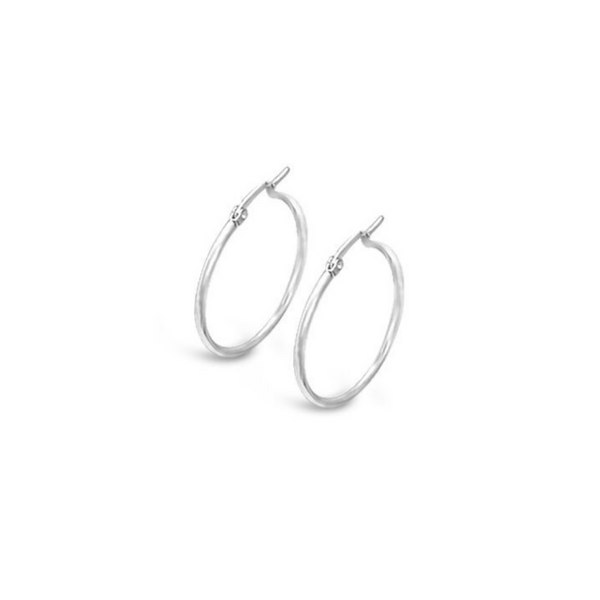 Jewelry, women owned, nz business, shop local, nz jewellery, designed in nz, nz designer, designer jewellery, well made, high quality jewellery, fashion, fashion jewellery, shop local, female owned, hoops, FV hoops, hoop earrings, classic hoops, womens jewellery, gifts for her, gift, present, mothers day, silver hoops, silver jewellery, medium hoops