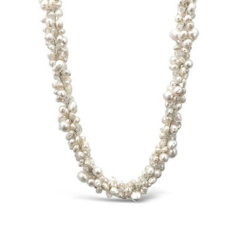 Areeya White Pearl Necklace
