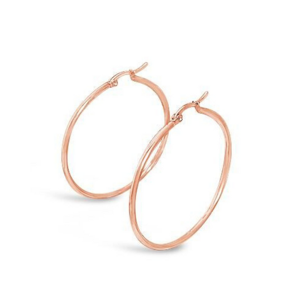 Jewelry, women owned, nz business, shop local, nz jewellery, designed in nz, nz designer, designer jewellery, well made, high quality jewellery, fashion, fashion jewellery, shop local, female owned, hoops, FV hoops, hoop earrings, classic hoops, womens jewellery, gifts for her, gift, present, mothers day, rose gold, rose gold jewellery, rose gold hoops, large hoop earrings