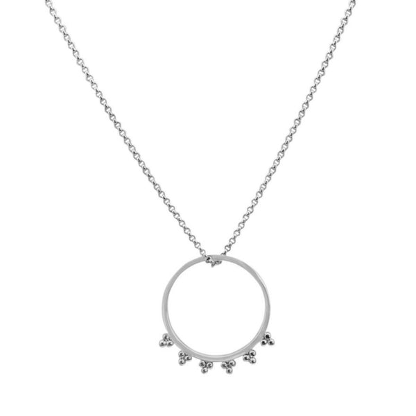 Jewellery, jewelry, sterling silver, silver, gifts for her, presents, mothers day, womens jewellery, womens accessories, 18th birthday, 21st birthday, fashion, fashion jewellery, precious jewellery, beautiful jewellery, necklace, silver necklace, cluster, 3 bead cluster, sterling silver necklace, long necklace