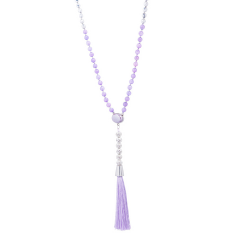 Tassel Lilac SIL Necklace