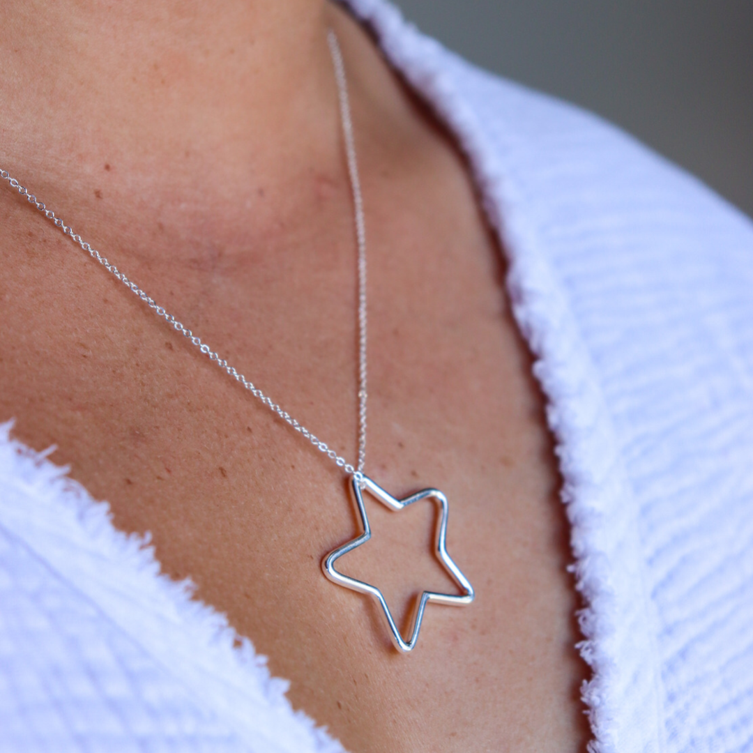 Sterling Silver Star Necklace. Beautiful, NZ Designed | FV