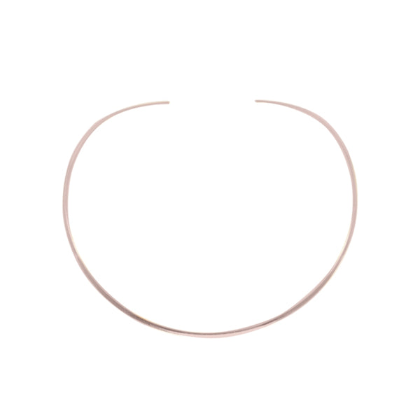 La Vie Circle Choker Necklace Rose Gold