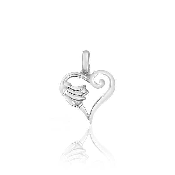 Always North Haven Hospice Koru Heart Charm