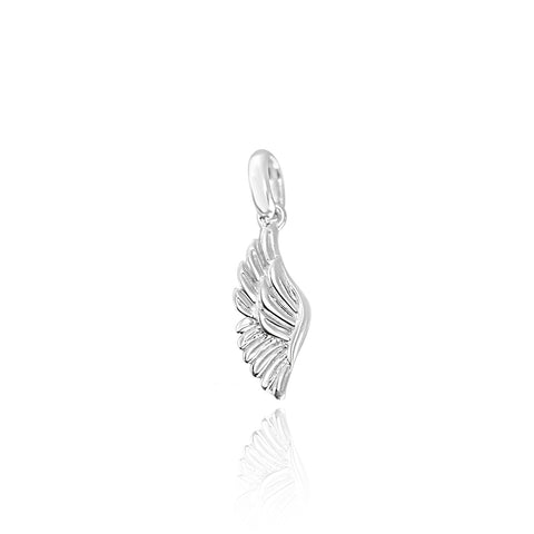 angel wing charm, charm, charm bracelet, sterling silver charm, nz jewellery, high quality jewellery, nz designer, shop local. 
