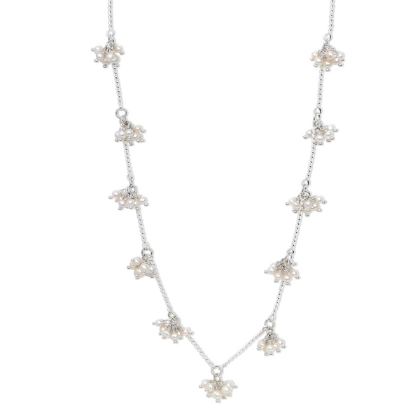 seed pearl necklace, pearl necklace, white seed pearls, short seed pearl necklace, short pearl necklace, classic pearl necklace, modern pearl necklace, beautiful jewellery, designed in new zealand, new zealand designer, womens jewellery, look fabulous, high quality jewellery, unique jewellery, seed pearl bunch jewellery, short style pearl necklace, unique pearl jewellery, new zealand designer jewellery, seed pearl bunches, local business, auckland jewellery, free shipping, free gift wrapping