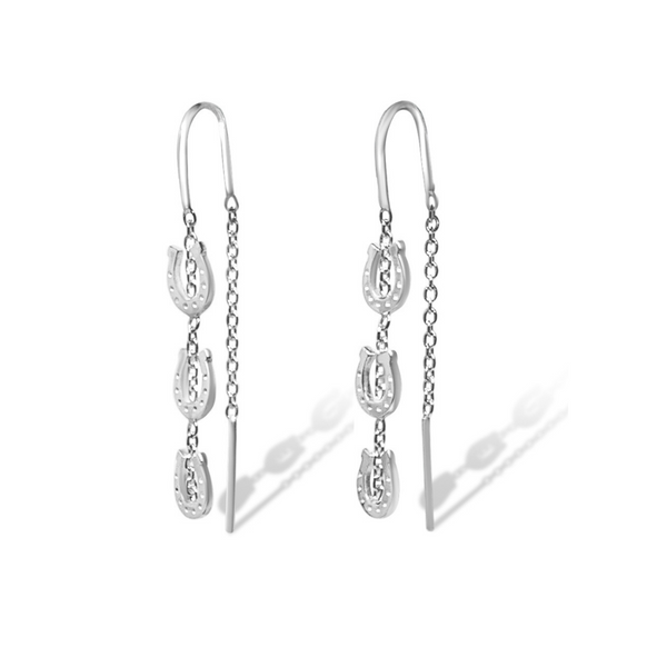 Breeze Horseshoe Thread Earrings