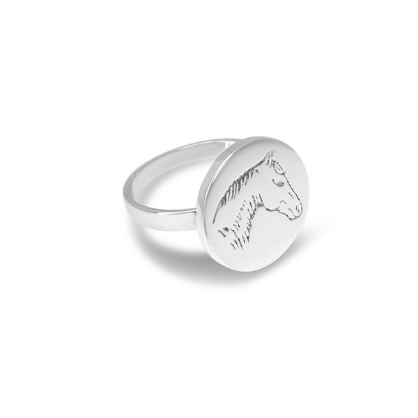 Breeze Pony Disc Ring