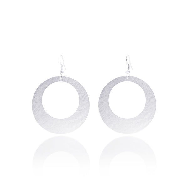 Nz jewellery, jewellery, nz designer, designed in nz, high quality jewellery, high quality, well made, unique jewellery, circula, gift, presents, gifts for her, womens jewellery, for someone special, fashion, fashion jewellery, silver earrings, silver circle earrings, hoop earrings, silver jewellery, large earrings, everyday wear, light weight 