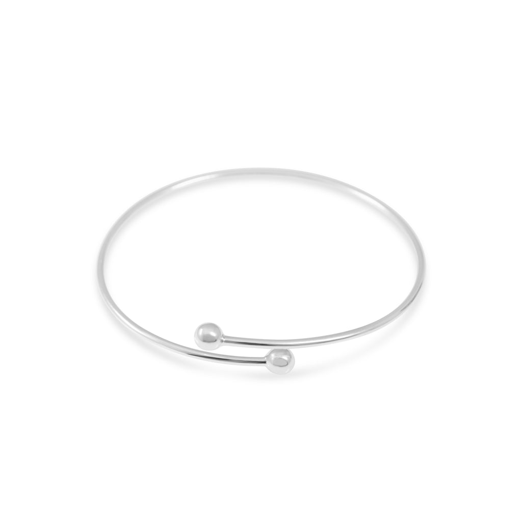 FV Charm Beaded End Bangle