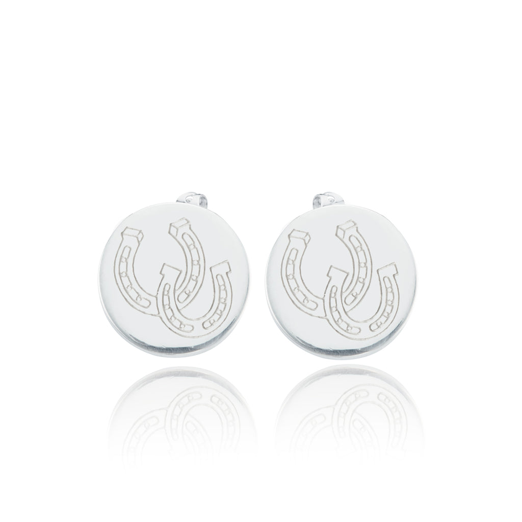 Breeze Horseshoe Stud Earrings