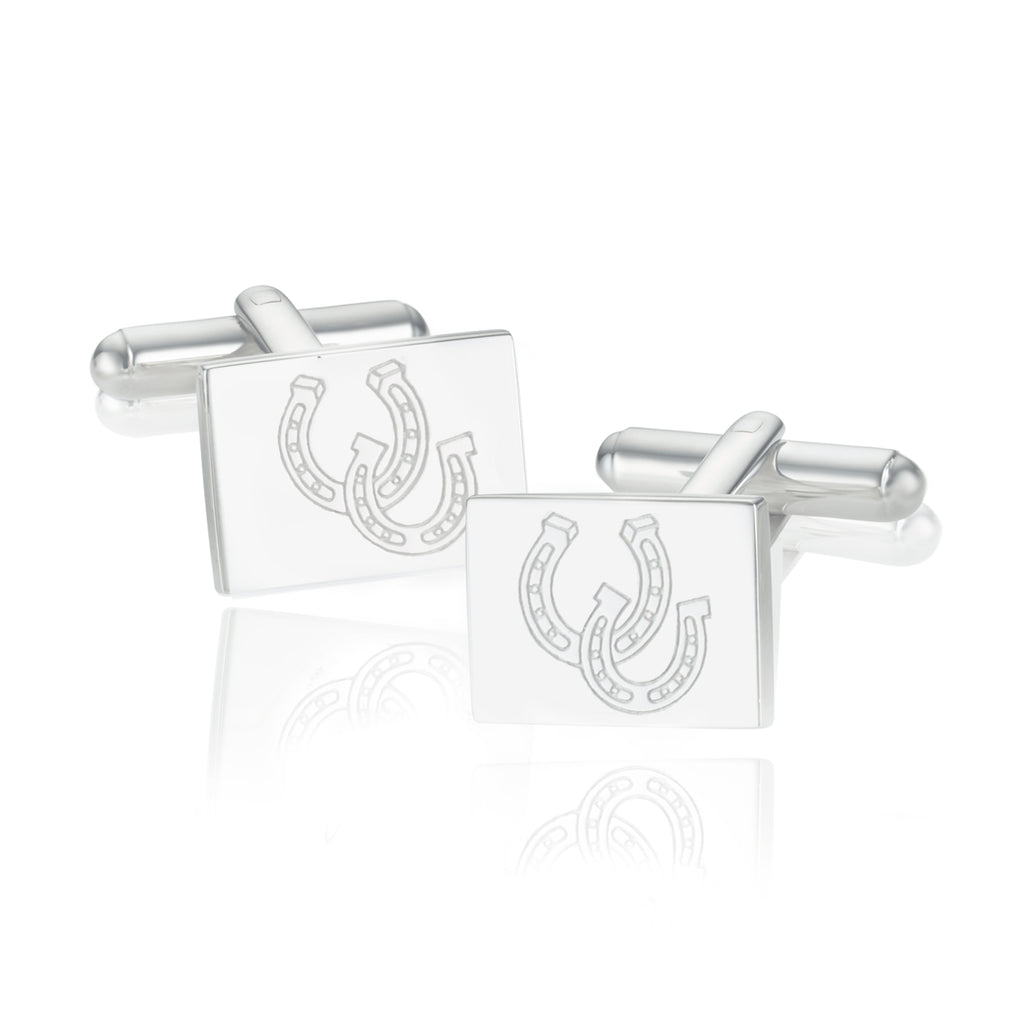 Breeze Horseshoe Square Cufflinks