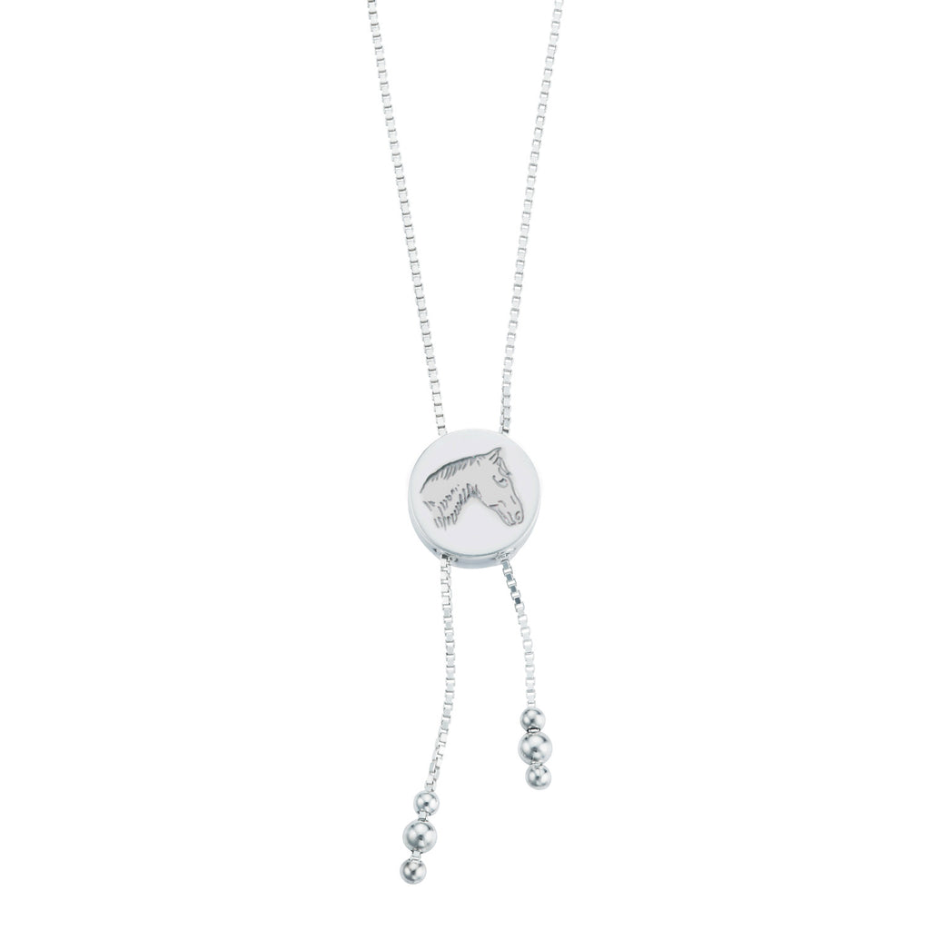 Breeze Pony Lariat Necklace