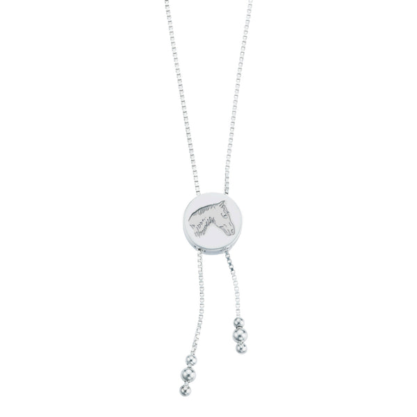 Breeze Pony Lariat Necklace