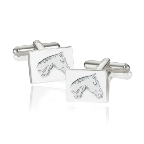 Breeze Pony Square Cufflinks