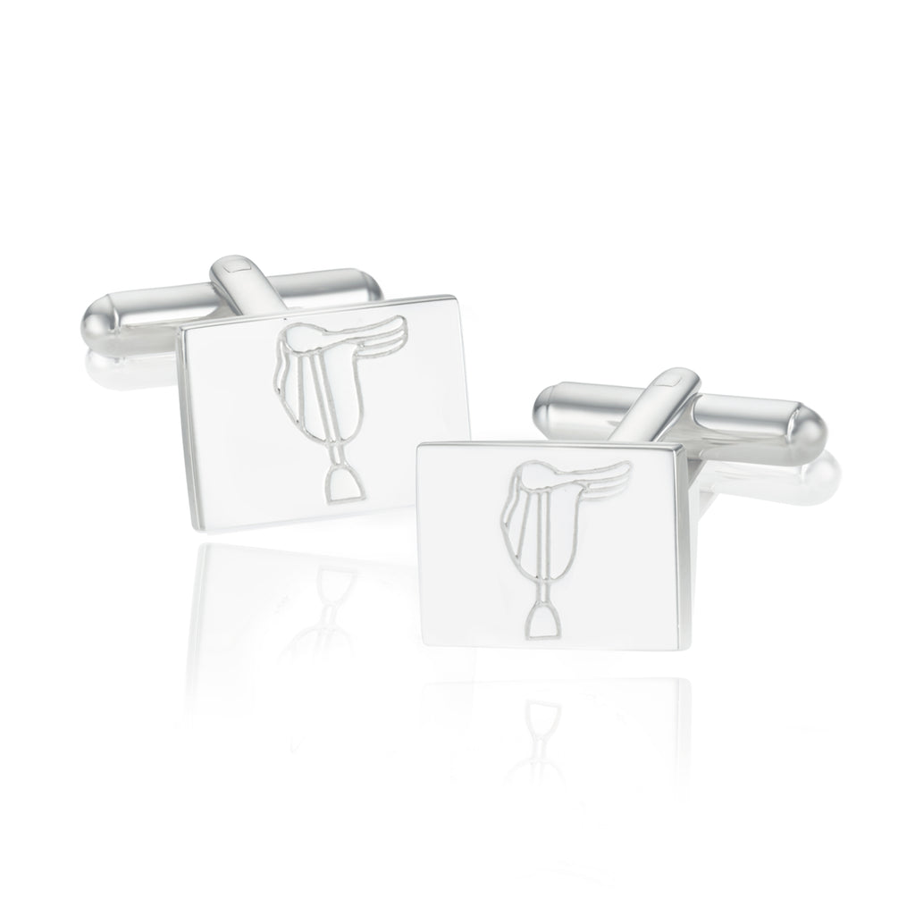 Breeze Saddle Square Cufflinks