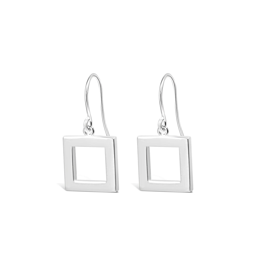 Jewellery, jewelry, sterling silver, silver, gifts for her, presents, mothers day, womens jewellery, womens accessories, birthday present for her, gift for her, high quality jewellery, well made jewellery, nz jewellery, nz designer, designed in nz, women owned business, local business, nz business, fashion, fashion jewellery, precious jewellery, square earrings, hook earrings, earrings, silver earrings, earrings for everyday