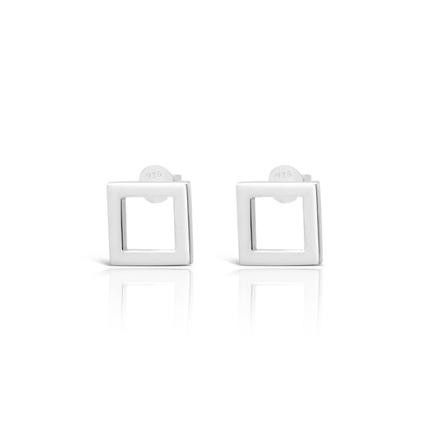 Jewellery, jewelry, sterling silver, silver, gifts for her, presents, mothers day, womens jewellery, womens accessories, birthday present for her, gift for her, high quality jewellery, well made jewellery, nz jewellery, nz designer, designed in nz, women owned business, local business, nz business, fashion, fashion jewellery, precious jewellery, square stud earrings, stud earrings, easy to wear earrings, earrings