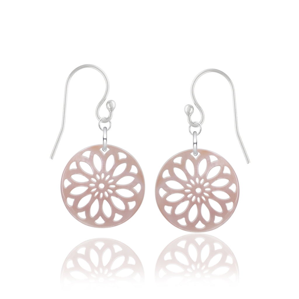 Mère Large Pink Earrings