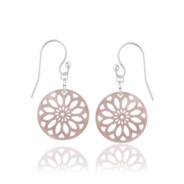 Mère Large Pink Earrings