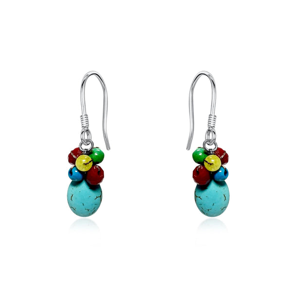 Areeya Turquoise & Cinnamon Earrings