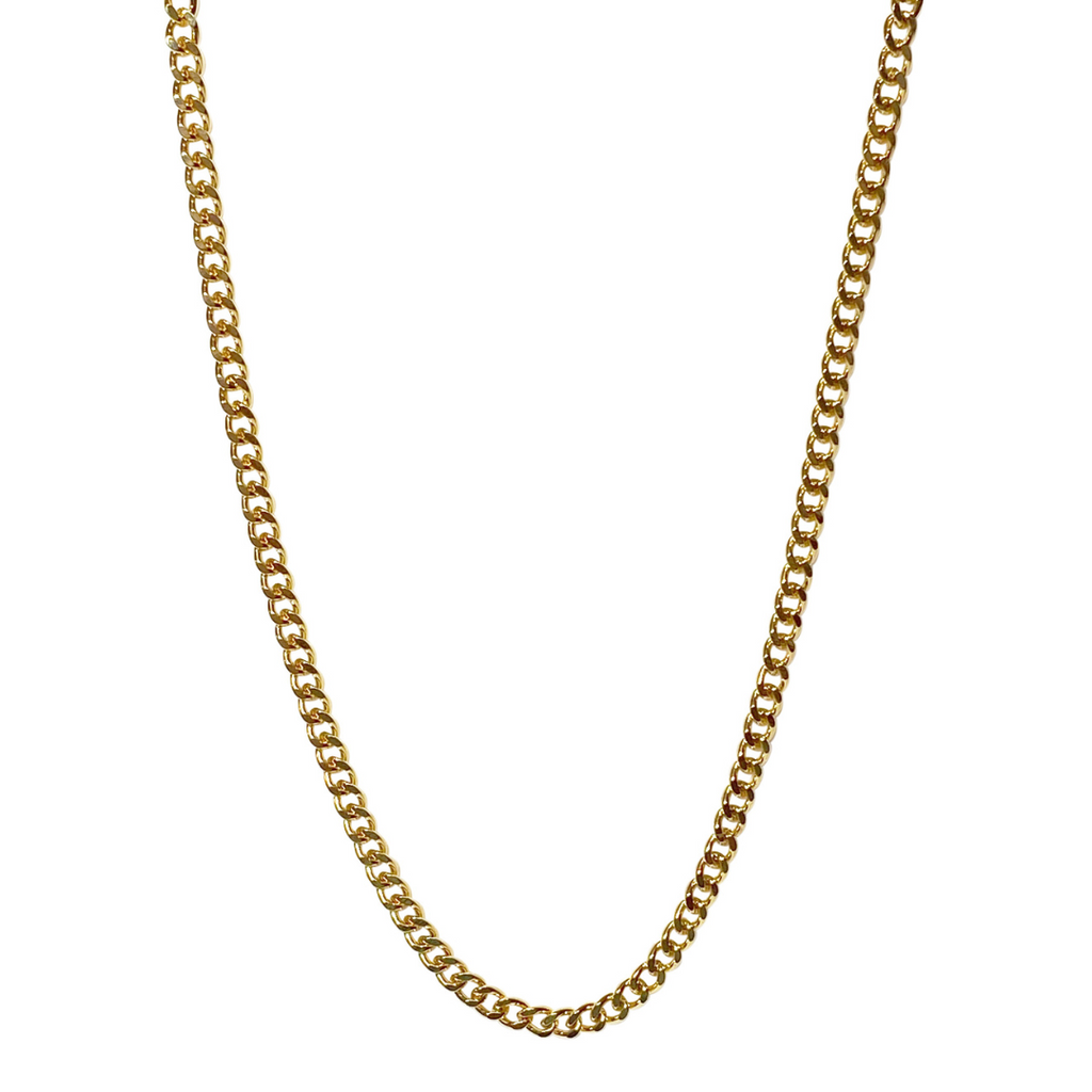Steel Me Yellow Gold Curb Chain