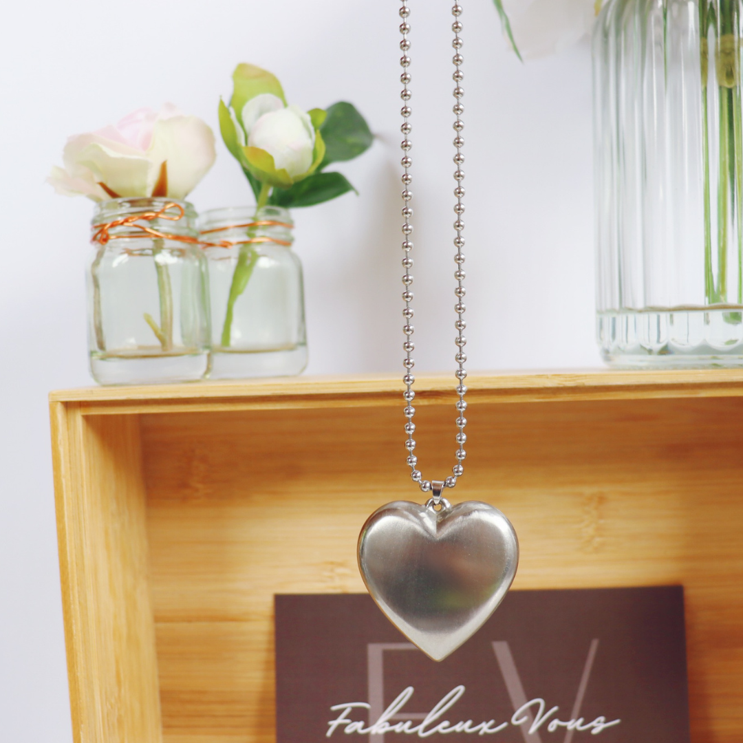 Large 2025 heart necklace