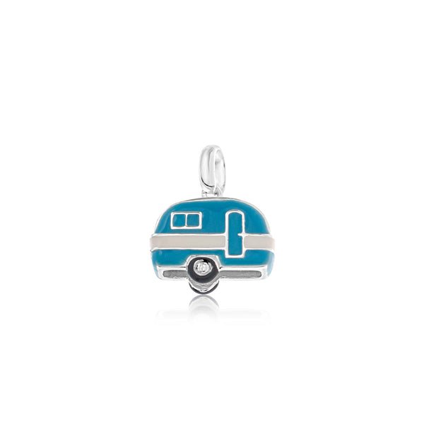 CBRH Retro Cararvan Blue with White Stripe Charm