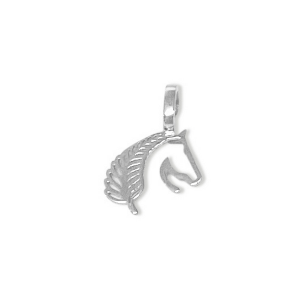 ESNZ Silver Clip On Horse Charm