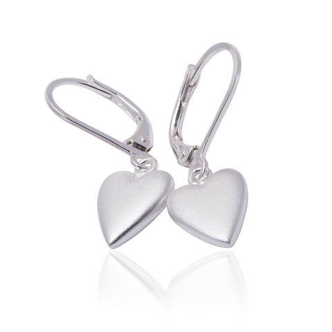 the heart series, silver necklace, sterling silver, silver jewellery, hearts, two hearts, heart necklace, love necklace, gift, birthday, anniversary, for her, high quality, quality jewellery, nz jewellery, n designer, designed in nz, shop local , earrings, silver earrings, sterling silver earrings, heart earrings, silver heart earrings