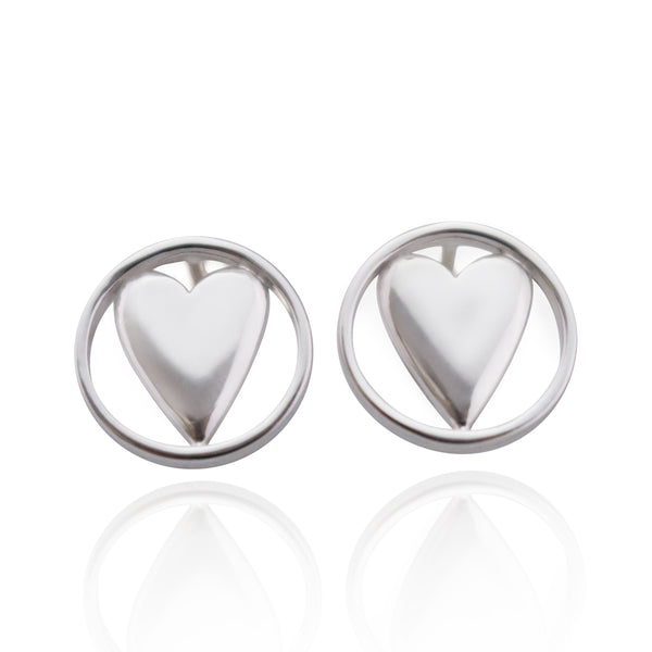 the heart series, silver necklace, sterling silver, silver jewellery, hearts, two hearts, heart necklace, love necklace, gift, birthday, anniversary, for her, high quality, quality jewellery, nz jewellery, n designer, designed in nz, shop local , earrings, silver earrings, sterling silver earrings, heart earrings, silver heart earrings