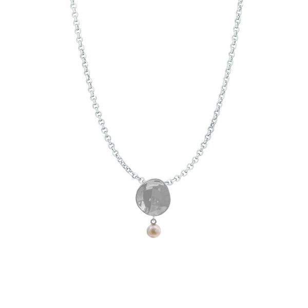 silver and pearls, pearl necklace, sterling silver jewellery, womens jewellery, gifts for women, reflection pearl necklace, pearl necklace, beautiful jewellery, nz designed, designer jewellery, fabulous jewellery, high quality jewellery, well made jewellery, unique jewellery, sterling silver and fresh water pearl necklace