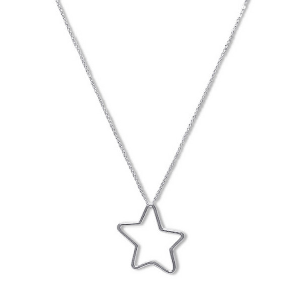 star necklace, necklace, sterling silver star necklace, bijoux, fv jewellery, nz jewellery, local jewellery, jewellery for her, star jewellery for women, happy jewellery, nz designer, sterling silver jewellery, female owned, nz business, shop local business, free shipping, necklace and earrings, stars